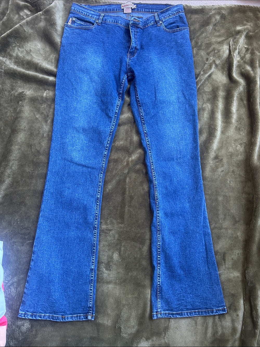 Bisou Bisou Vintage y2k 2000s Women's Blue Flare Jeans